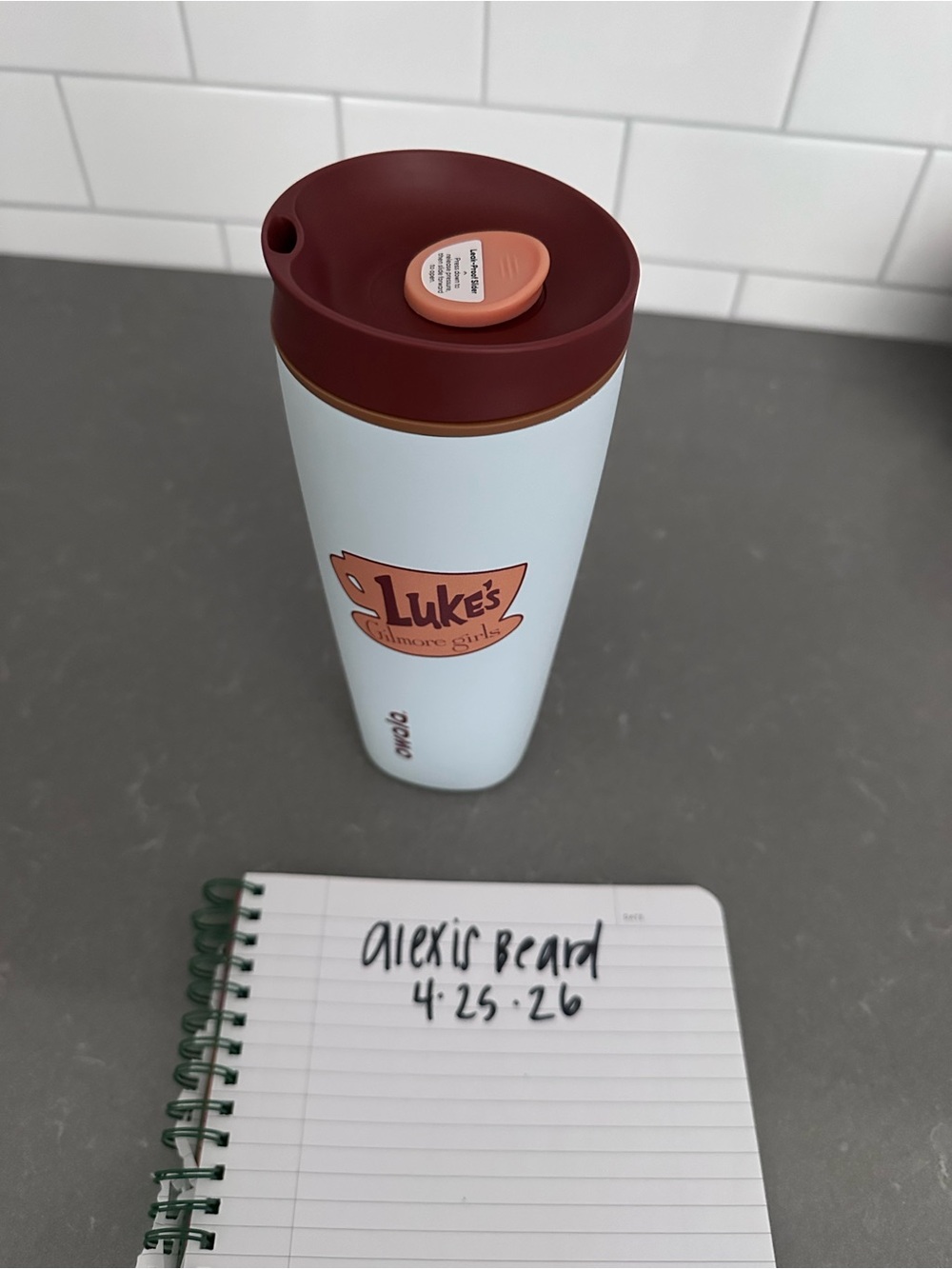 EUC Lukes Diner Owala Smoothsip Slider